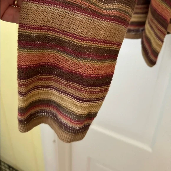 Ralph Lauren size M gorgeous stripped open front cardigan - Picture 3 of 8